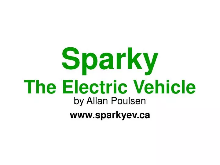 sparky the electric vehicle n.