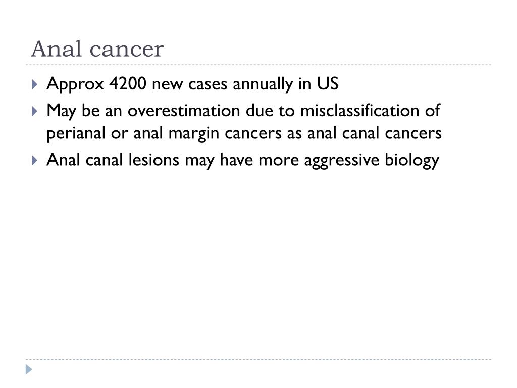 Ppt Anal Cancer Powerpoint Presentation Free Download Id4219595