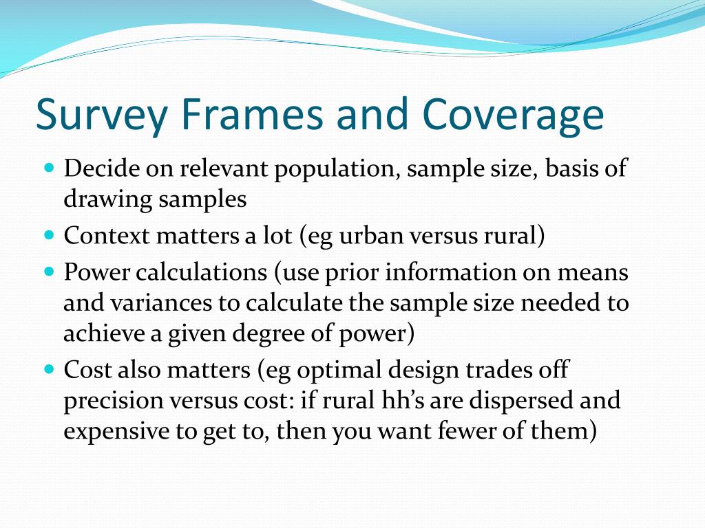 PPT Designing Household Surveys PowerPoint Presentation, free
