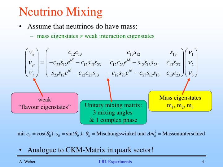 PPT Long Baseline Neutrino Oscillation Experiments PowerPoint Presentation ID4220332