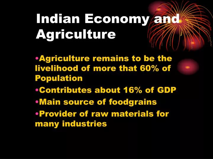 powerpoint presentation on indian economy