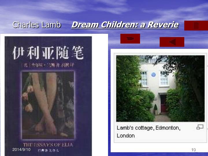 dream children by lamb