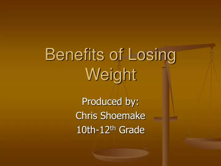 benefits of losing weight n.