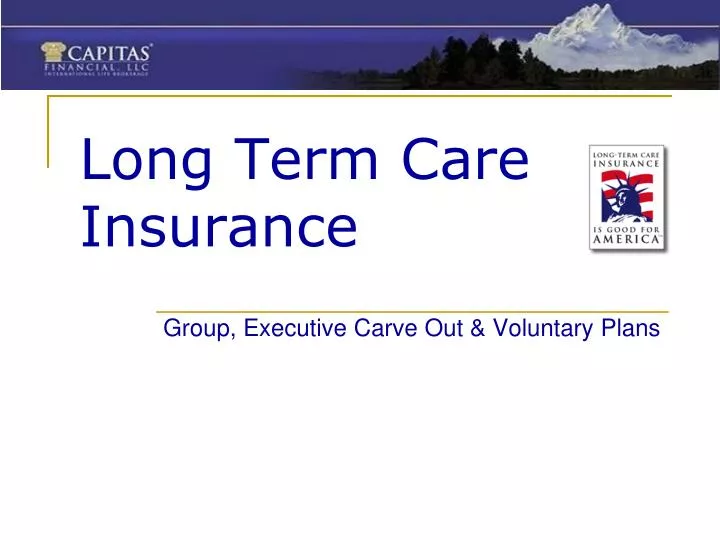 long term care insurance n.