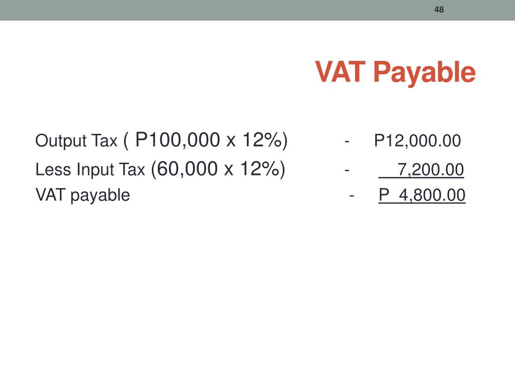 is vat payable on assignment of lease