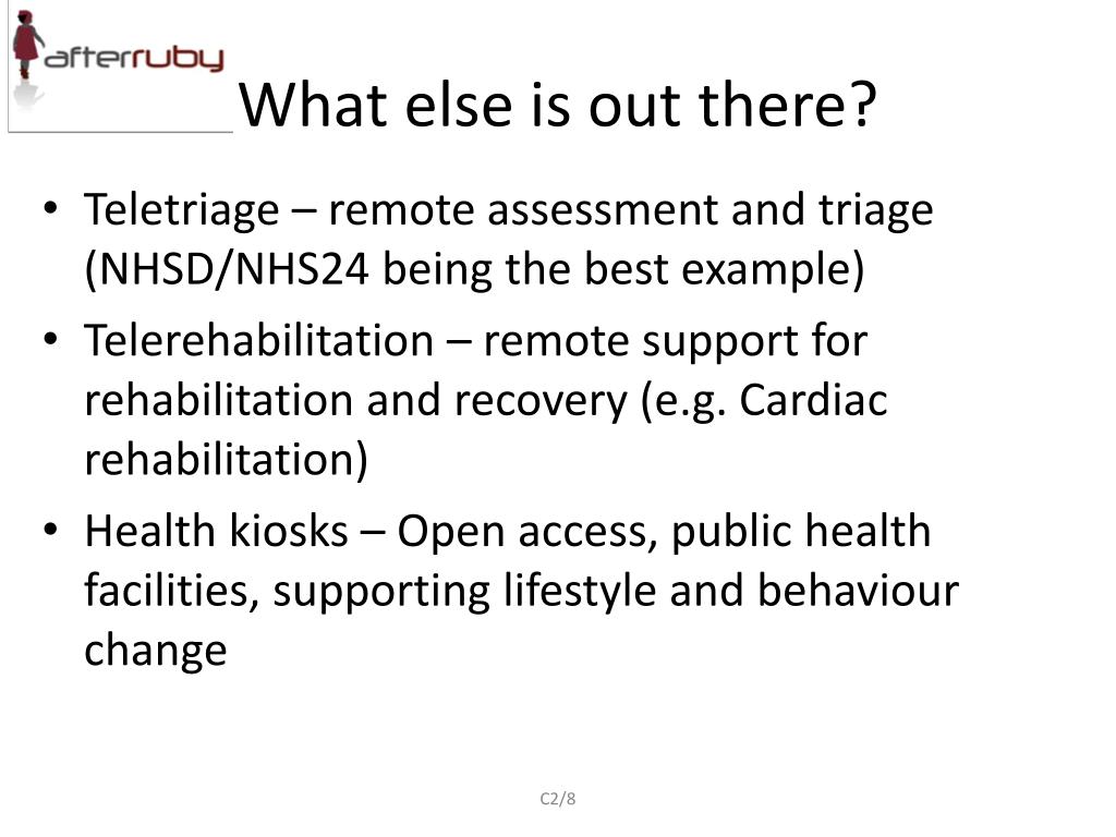 PPT - The impact of telehealth in clinical practice: Unit C2 PowerPoint ...