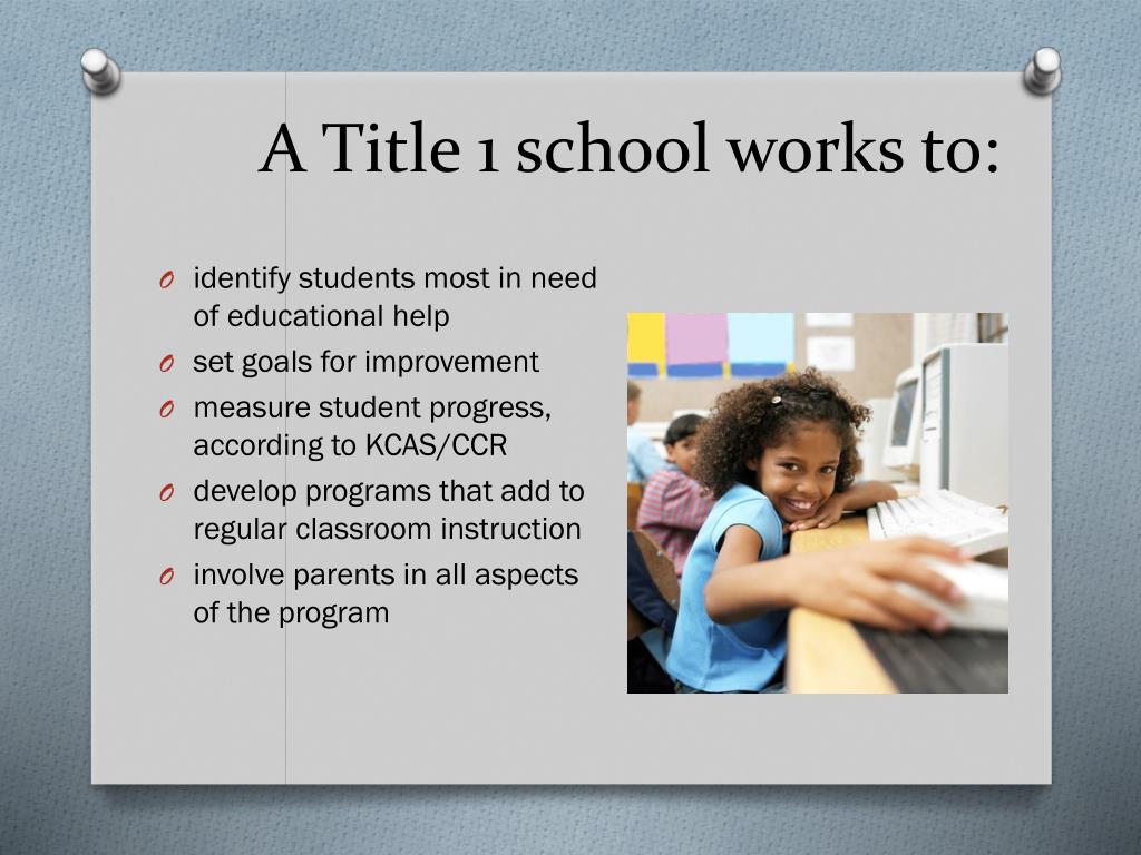 PPT What is Title 1? PowerPoint Presentation, free download ID4225296