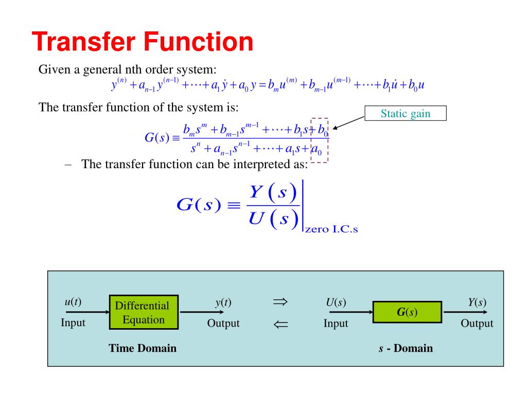task transfer function