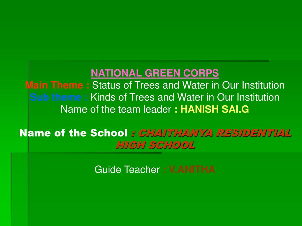 Details more than 145 national green corps logo
