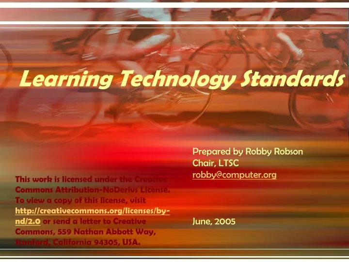 learning technology standards n.