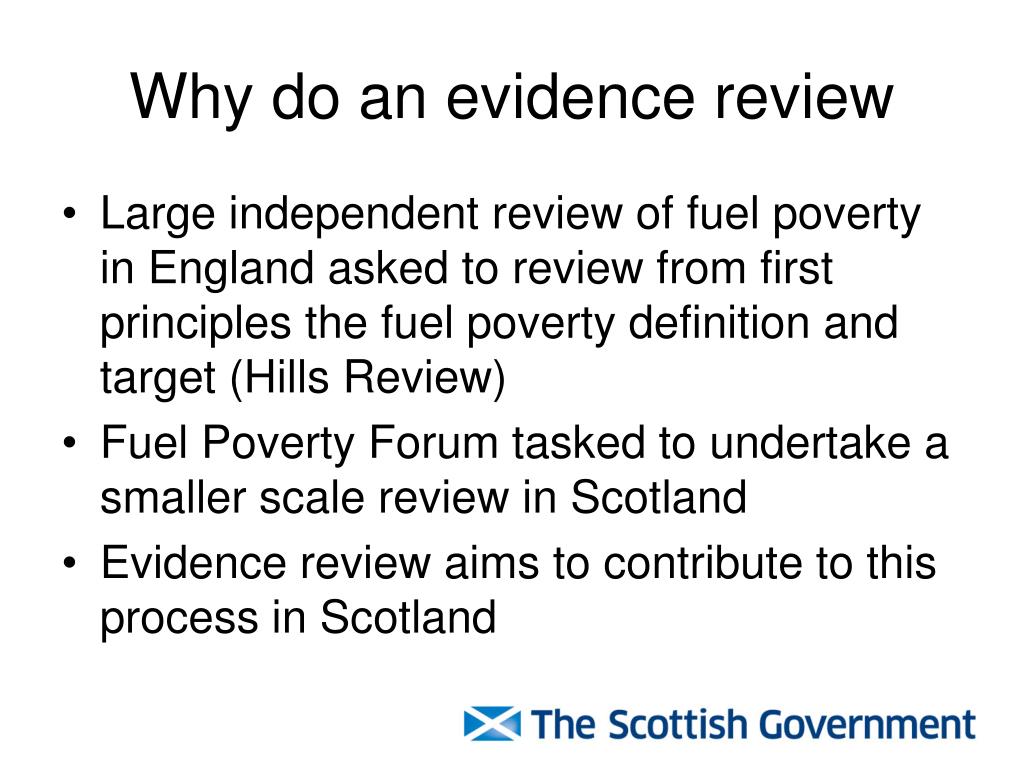 PPT Fuel Poverty Evidence Review Measuring, Explaining & Identifying