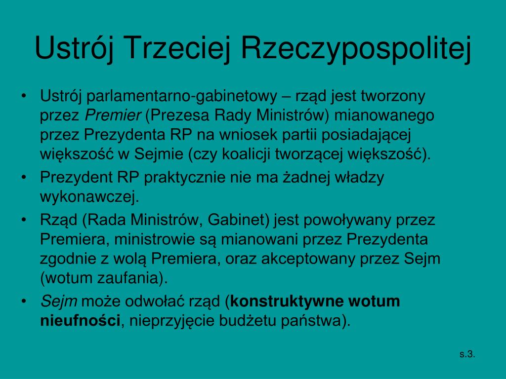 Oceń Metody Sprawowania Władzy W Polsce Na Początku Lat 50 PPT - Podział władzy w Polsce PowerPoint Presentation, free download