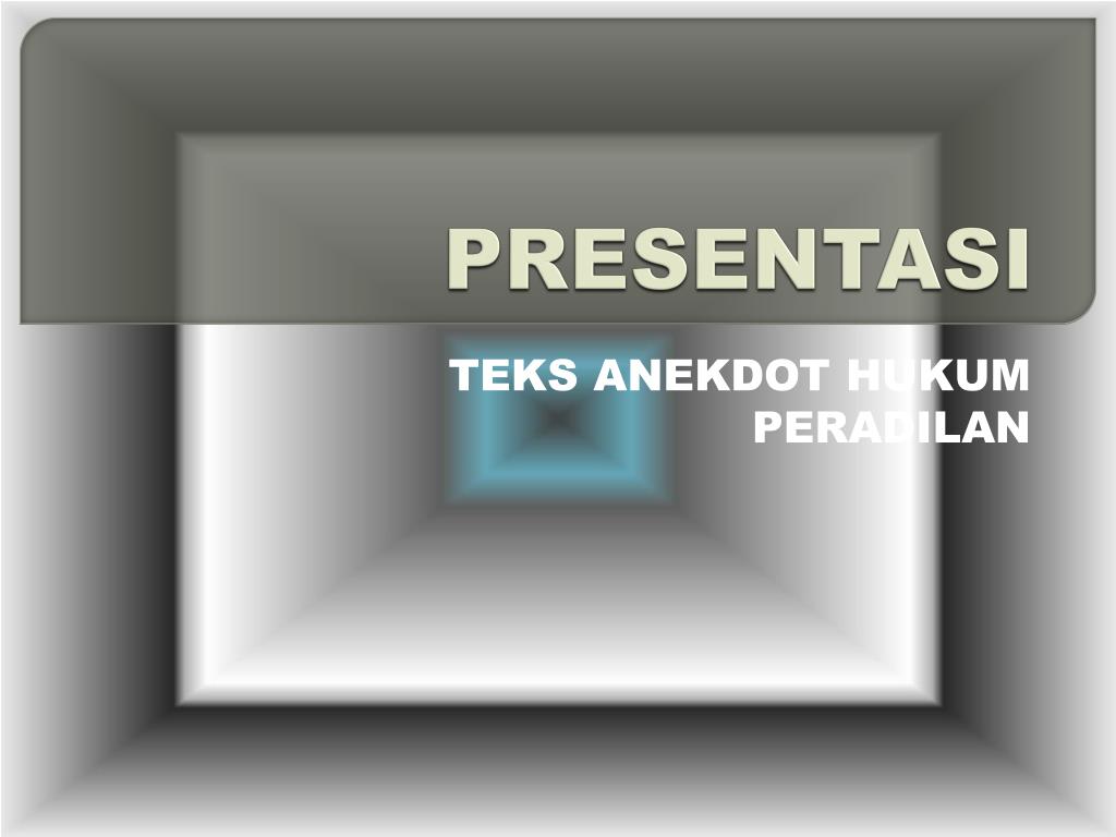 PPT PRESENTASI PowerPoint Presentation ID4227292