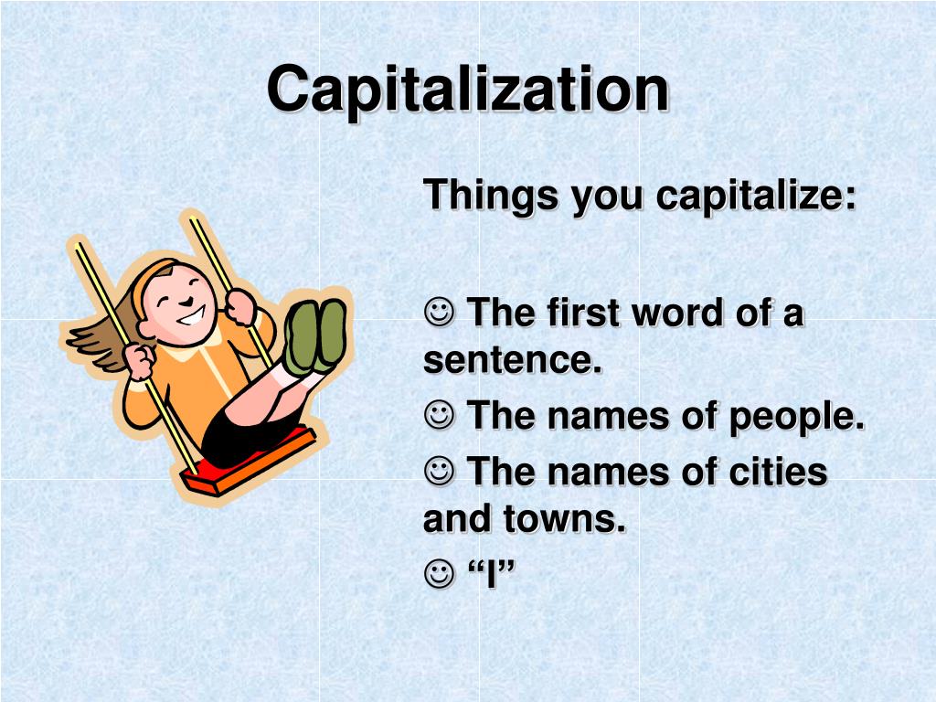 PPT Capitalization Punctuation PowerPoint Presentation free PPT Capitalization Punctuation PowerPoint Presentation free