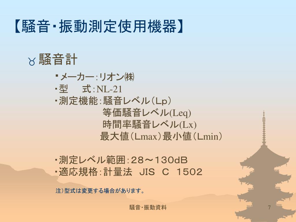 Ppt 建設工事に関する騒音 振動測定について Powerpoint Presentation Id Ppt 建設工事に関する騒音 振動測定について Powerpoint Presentation Id