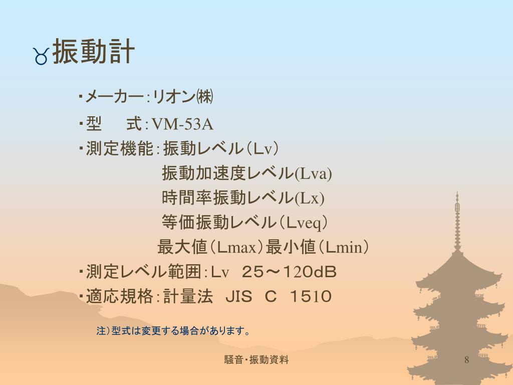 Ppt 建設工事に関する騒音 振動測定について Powerpoint Presentation Id Ppt 建設工事に関する騒音 振動測定について Powerpoint Presentation Id
