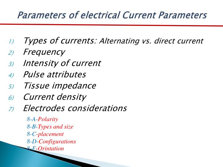 PPT Basic Principle of Electrotherapy PowerPoint Presentation ID4232558