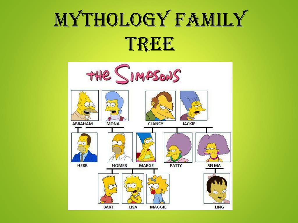 PPT - Greek Gods & Goddesses Family Tree PowerPoint