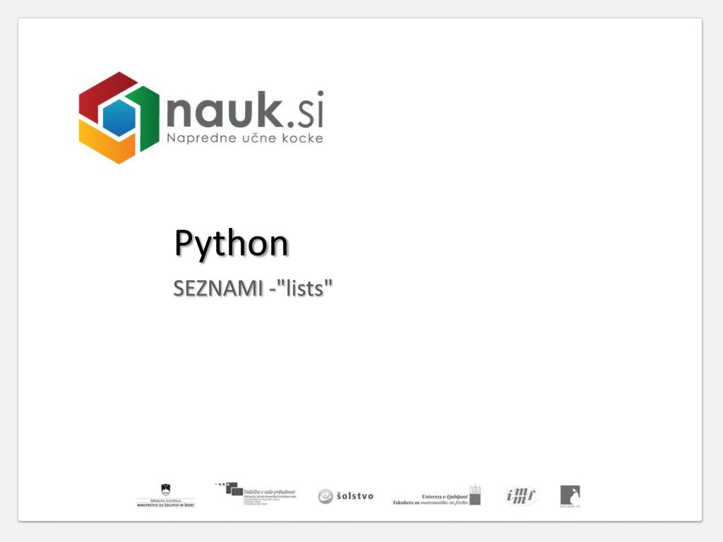 PPT - Python PowerPoint Presentation, free download - ID:4233526