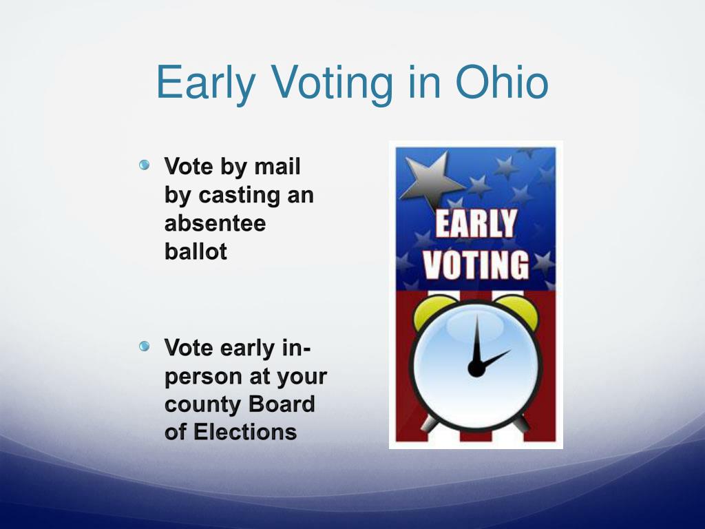 PPT Voting Early in Ohio PowerPoint Presentation, free download ID