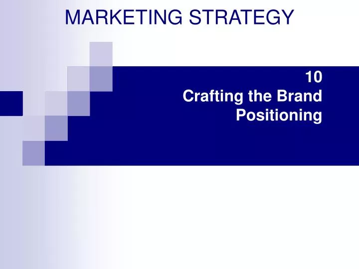 marketing strategy n.
