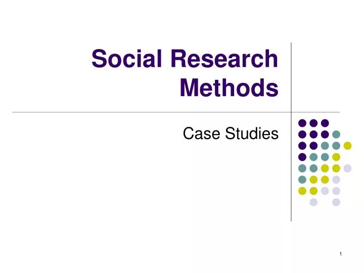 social research methods n.