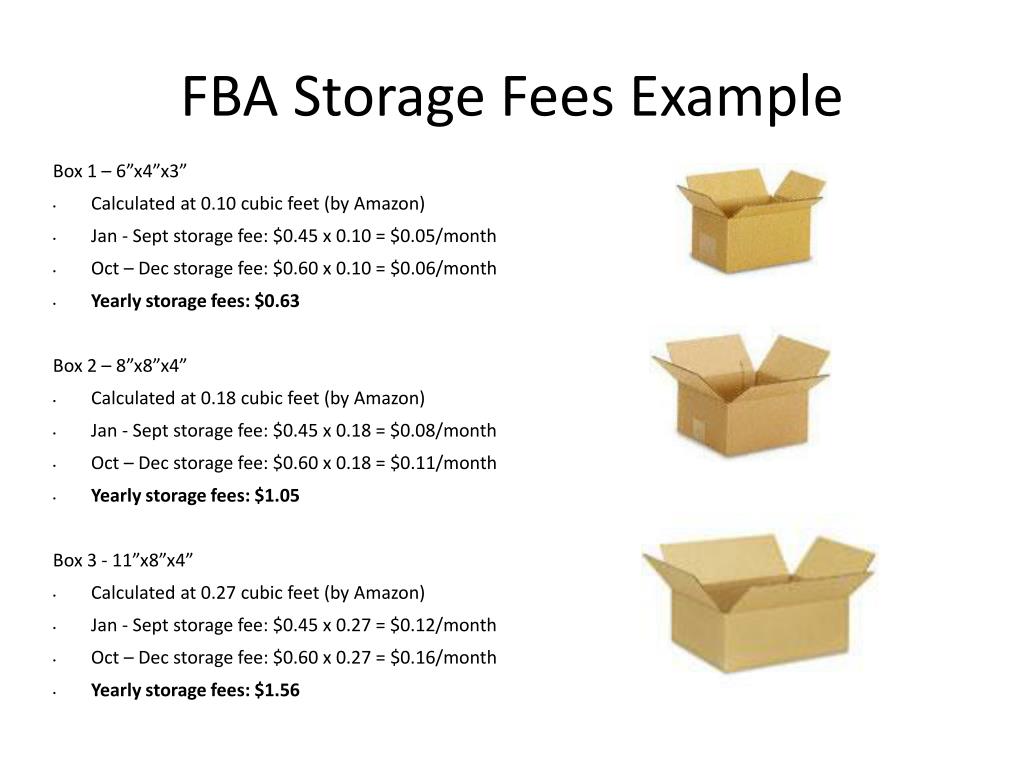 amazon storage fees fba