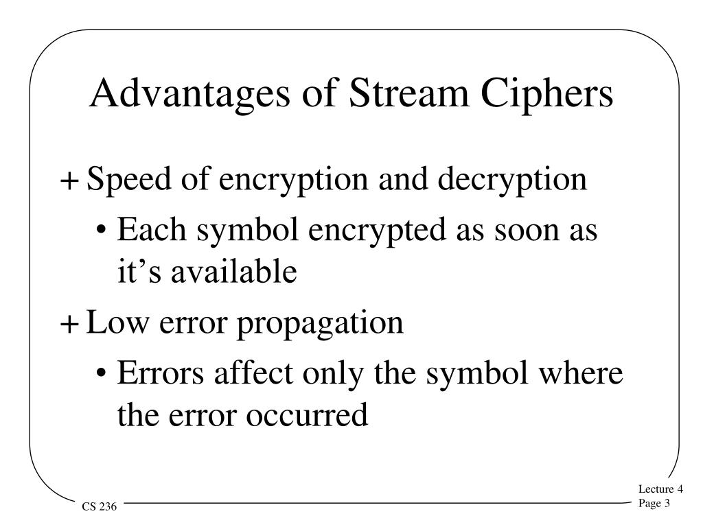 PPT - Stream And Block Ciphers PowerPoint Presentation, Free Download ...