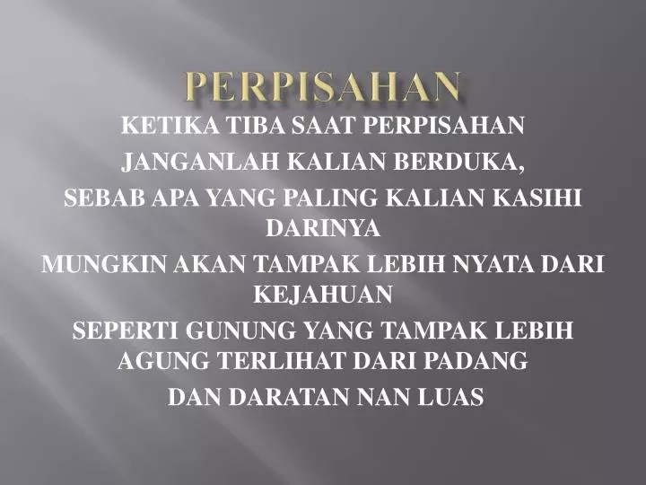 PPT - PERPISAHAN PowerPoint Presentation, free download ...