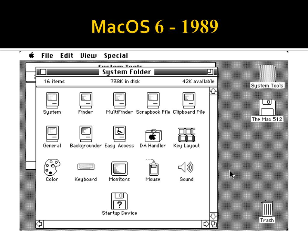 Os 1.0 4.0. Macos 6. Mac os System 6. Архитектура Macintosh Macos c[TVF. Архитектура Macintosh Mac os схема.