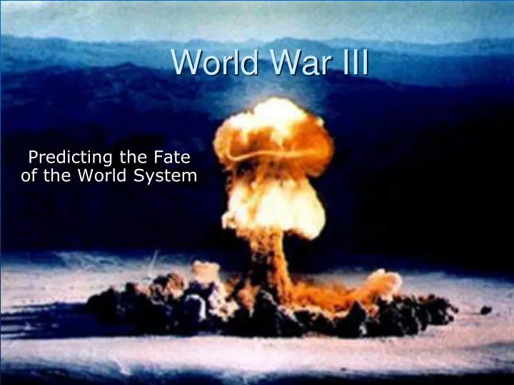 world war iii n.