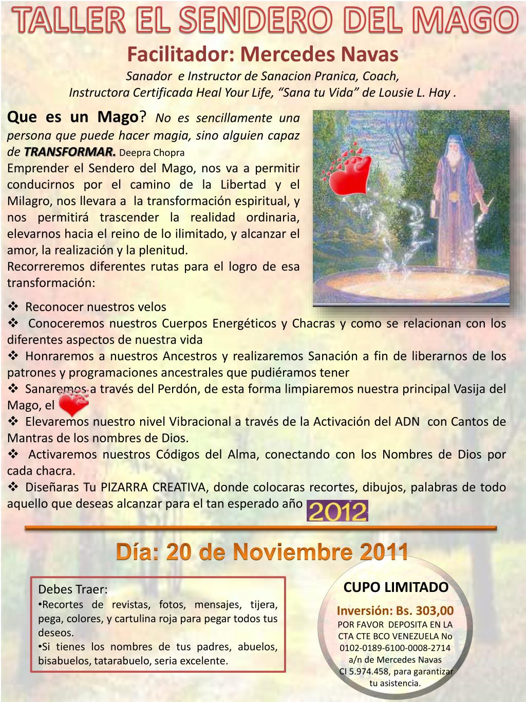 PPT - TALLER EL SENDERO DEL MAGO PowerPoint Presentation, free download -  ID:4241083