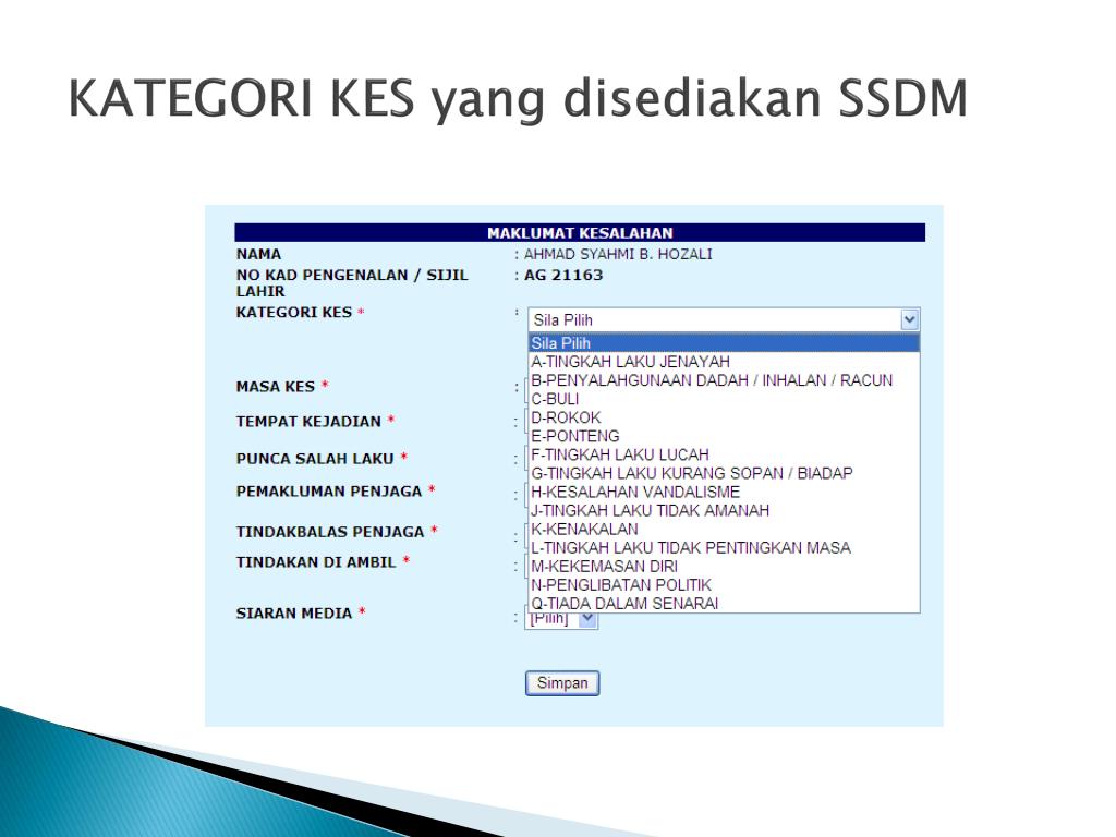 PPT - MANUAL PENGGUNAAN SISTEM SALAHLAKU DISIPLIN MURID 