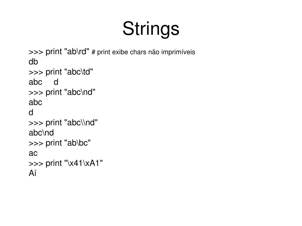 PPT - Python: strings PowerPoint Presentation, free download - ID:4241778