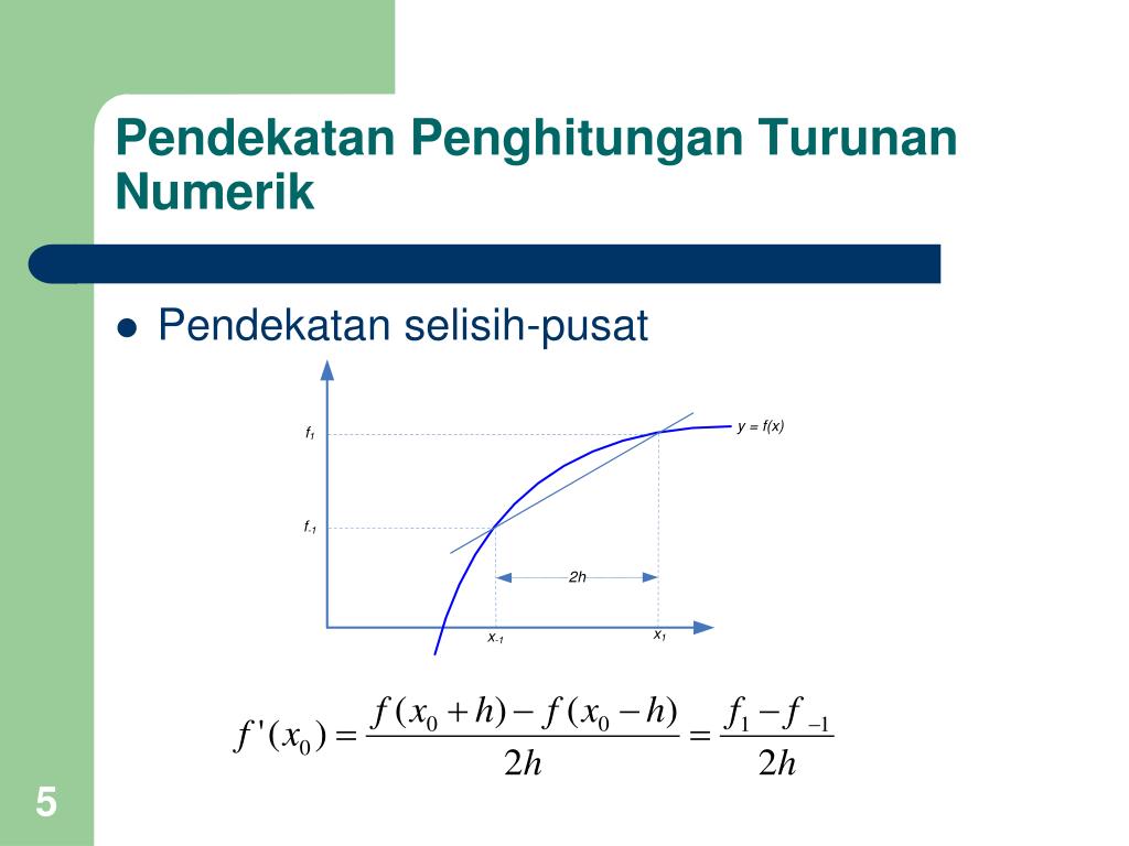 Ppt 7 Turunan Numerik Powerpoint Presentation Free Download Id4242189 1151