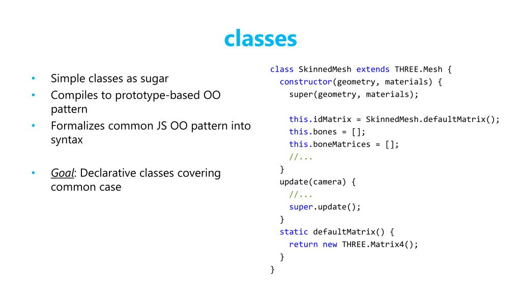 How to extend some class in ECMAScript 6 ? - GeeksforGeeks