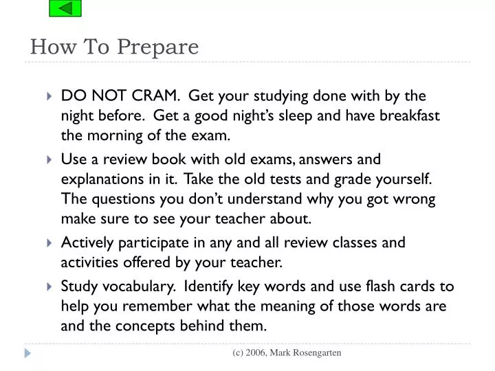 how to prepare n.