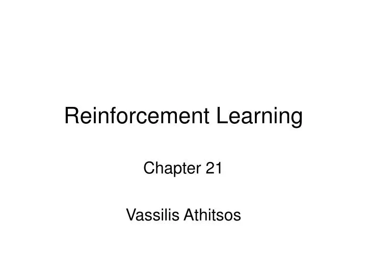 reinforcement learning n.