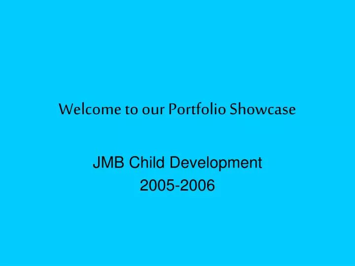 welcome to our portfolio showcase n.