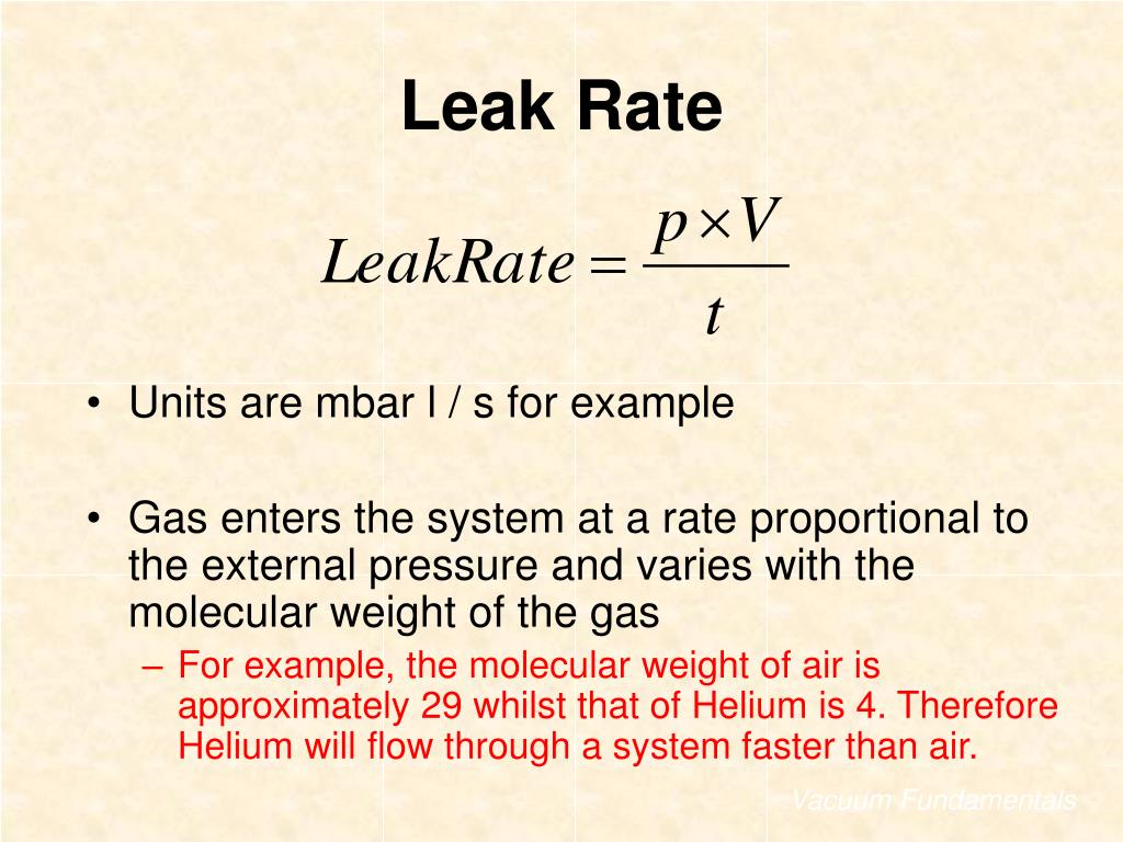 PPT HighVacuum Technology Course Week 9 PowerPoint Presentation