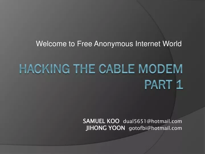 welcome to free anonymous internet world n.