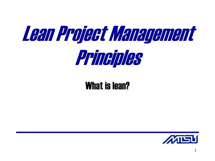 Ppt Lean Project Management Principles Powerpoint Presentation Free Download Id 4250118