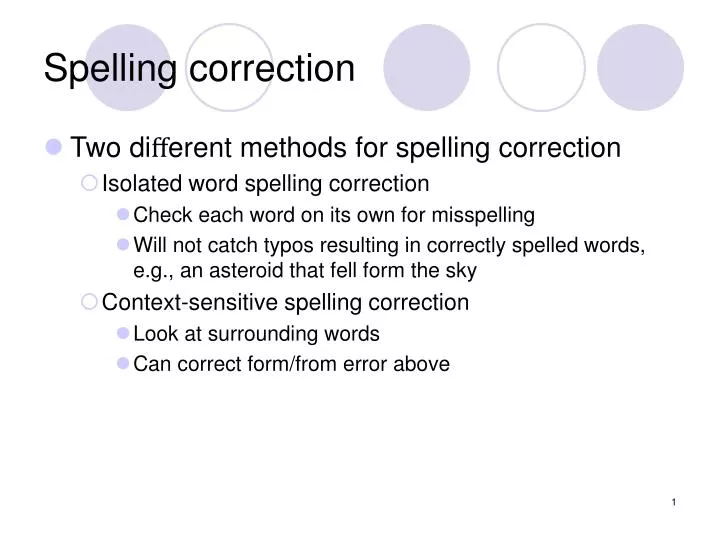spelling corrector spelling corrector