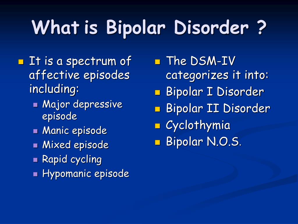 powerpoint presentation on bipolar disorder