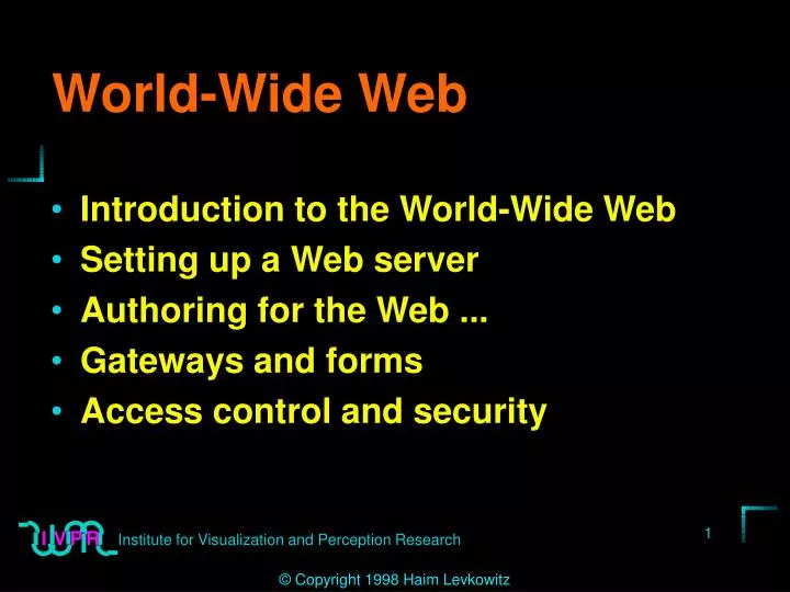 world wide web n.
