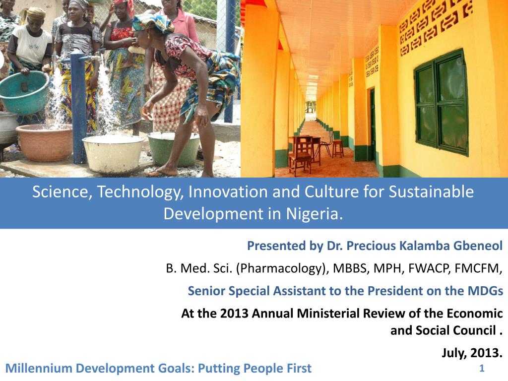 PPT - Advancing Sustainable Development in Nigeria: Science, Technology ...