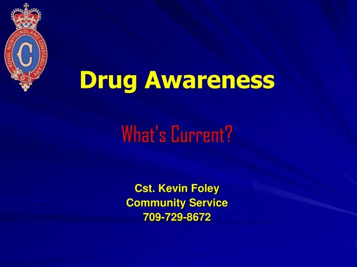 PPT Drug Awareness PowerPoint Presentation Free Download ID 4258328