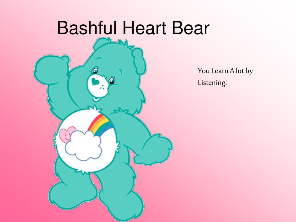 bashful heart care bear