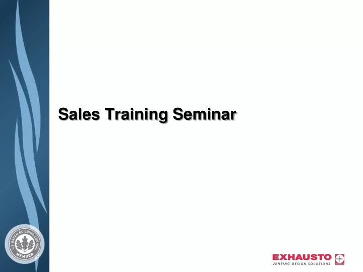 sales training seminar n.