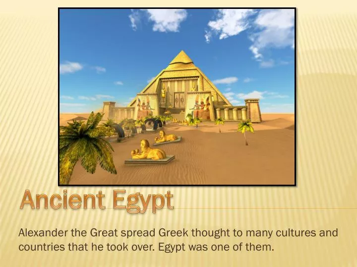 PPT - Introduction to Ancient Egypt PowerPoint 